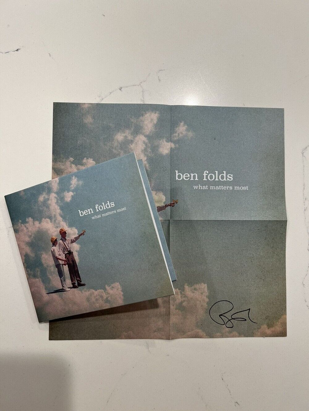 Ben Folds **What Matters Most *BRAND NEW CD SIGNED AUTOGRAPHED